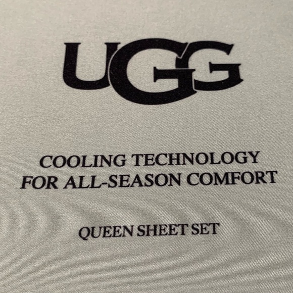 UGG Bedding Nwt Ugg Cooling Technology Alahna Miniral Queen Sheet